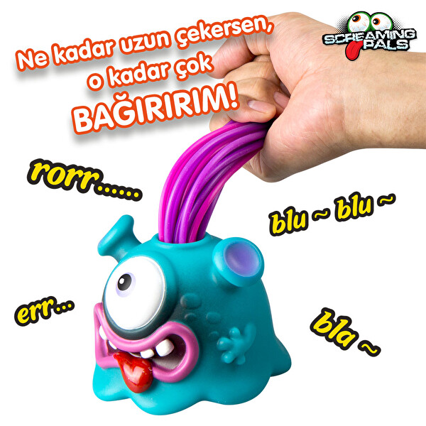 Silverlit Screaming Pals - Bağıran Canavarlar Pembe
