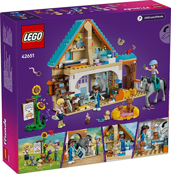 LEGO Friends At ve Evcil Hayvan Veteriner Kliniği 42651