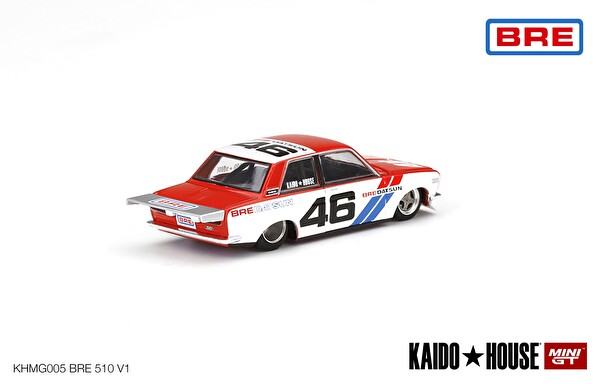 Mini GT Kaido House Kaido GT Datsun 510 Pro Street BRE V1 Oyuncak Araba 005