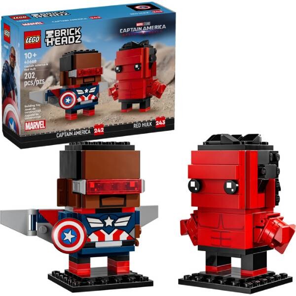 LEGO Kaptan Amerika ve Red Hulk Figürleri 40668