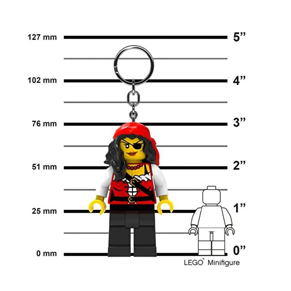 LEGO Minifigures Iconic Princess Pirate Led Anahtarlık KE193H