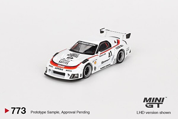 Mini GT Mazda RX-7 LB-Super Silhouette 41 Numero Reserve Oyuncak Araba 773