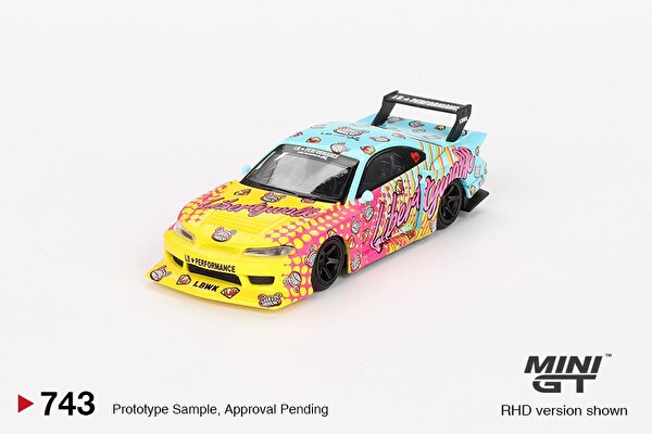 Mini GT Nissan LB-Super Silhouette S15 Silvia LBWK Kuma Oyuncak Araba 743