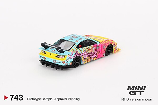 Mini GT Nissan LB-Super Silhouette S15 Silvia LBWK Kuma Oyuncak Araba 743