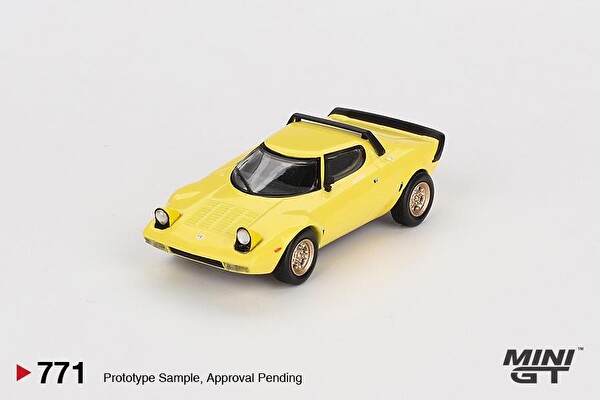 Mini GT Lancia Stratos HF Stradale Giallo Fly Oyuncak Araba 771