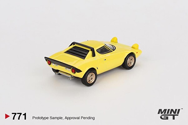 Mini GT Lancia Stratos HF Stradale Giallo Fly Oyuncak Araba 771