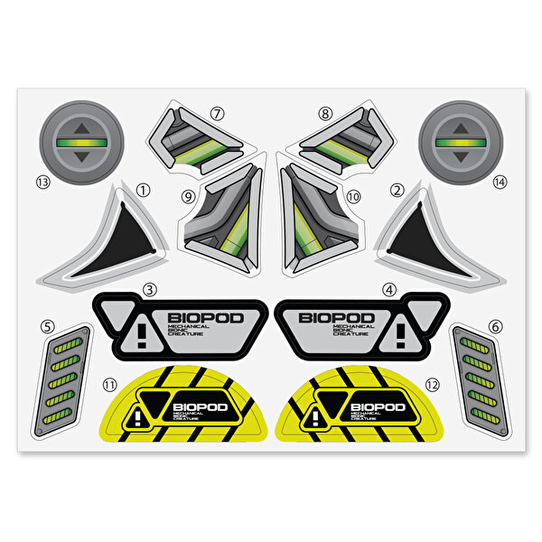 Silverlit Biopod Inmotion Cyberpunk Hareketli Dinozor Robot Figür Oyuncak