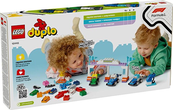 LEGO DUPLO F1 Takımı Yarış Arabaları ve Sürücüler 10445