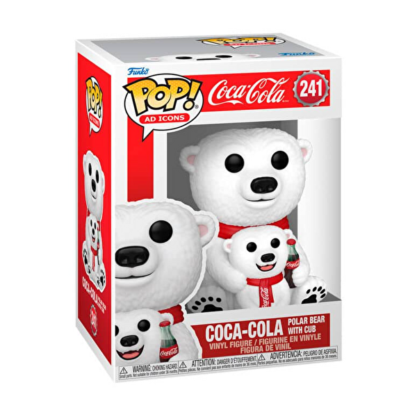 Funko Pop Ad icon Coca-Cola Polar Bear With Cub Figür Oyuncak No: 241