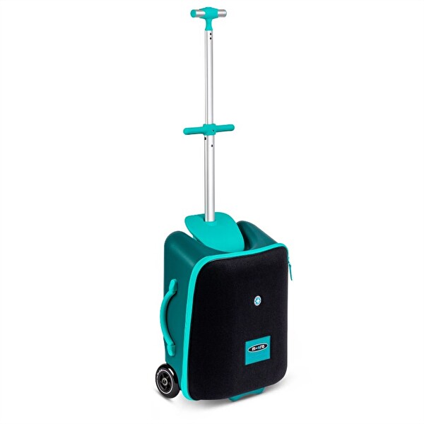 Micro Scooter Ride On Luggage Eazy Forest Green Bagaj Bavul