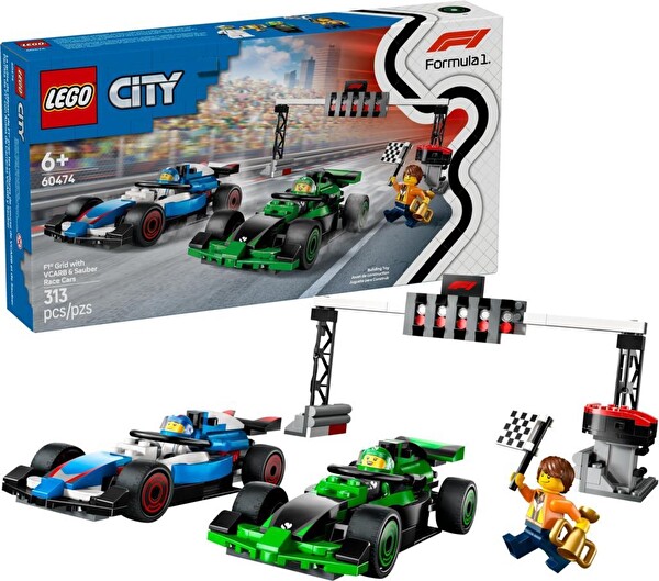 LEGO City VCARB ve Sauber Yarış Arabalı F1 Gridi 60474
