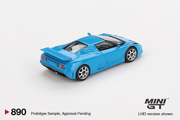 Mini GT Bugatti EB110 Super Sport Blu Bugatti Oyuncak Araba 890