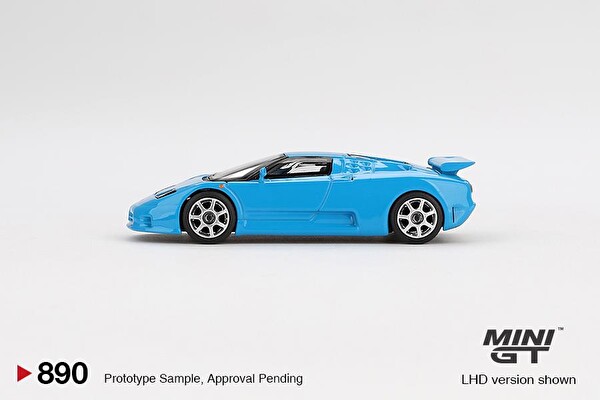 Mini GT Bugatti EB110 Super Sport Blu Bugatti Oyuncak Araba 890