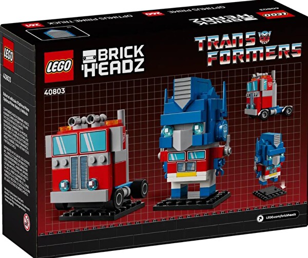 LEGO BrickHeadz Optimus Prime Robot ve Araç 40803