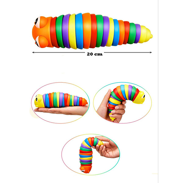 Kayyum Oyuncak Sevimli Eğitici Tırtıl