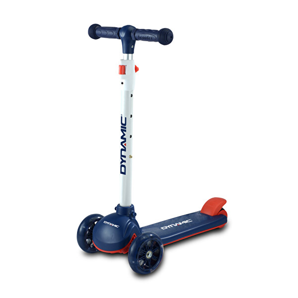 Dynamic HT288 3 Tekerlekli Lacivert - Beyaz Çocuk Scooter