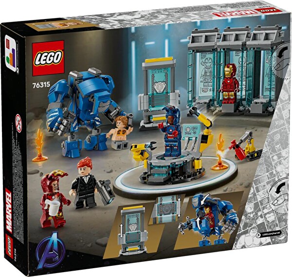 LEGO Marvel Iron Man'in Laboratuvarı: Zırh Salonu 76315