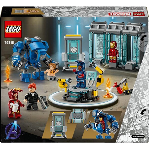 LEGO Marvel Iron Man'in Laboratuvarı: Zırh Salonu 76315