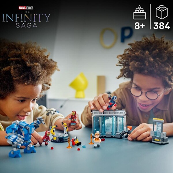 LEGO Marvel Iron Man'in Laboratuvarı: Zırh Salonu 76315