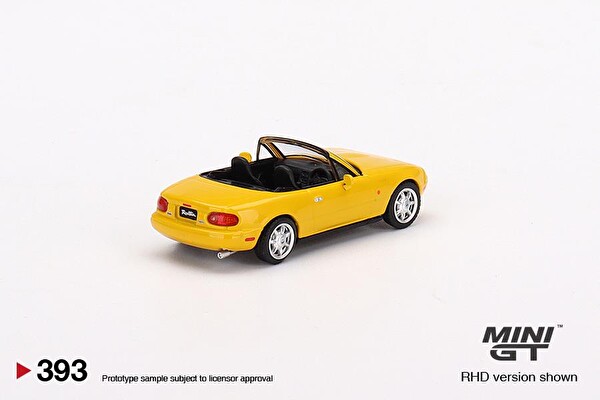 Mini GT Eunos Roadster Sunburst Yellow Oyuncak Araba 393