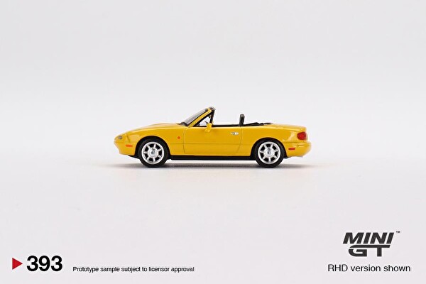 Mini GT Eunos Roadster Sunburst Yellow Oyuncak Araba 393