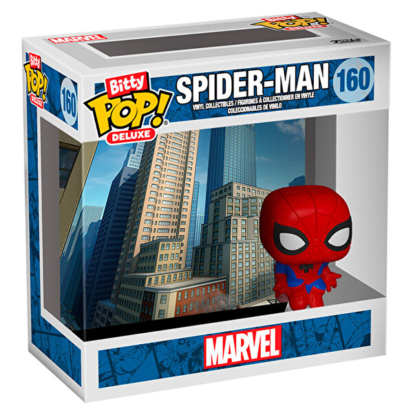 Funko Bitty Pop Deluxe Marvel Spider-Mancityscape Figür Oyuncak No:160
