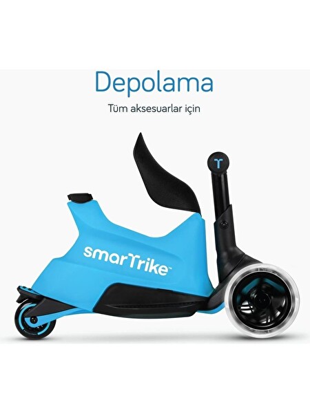 SmarTrike Xtend Büyüyebilen Ride On Mavi Çocuk Scooter