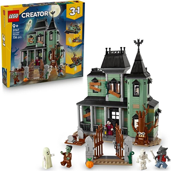 LEGO Creator 3'ü 1 Arada Hayaletli Köşk 31167