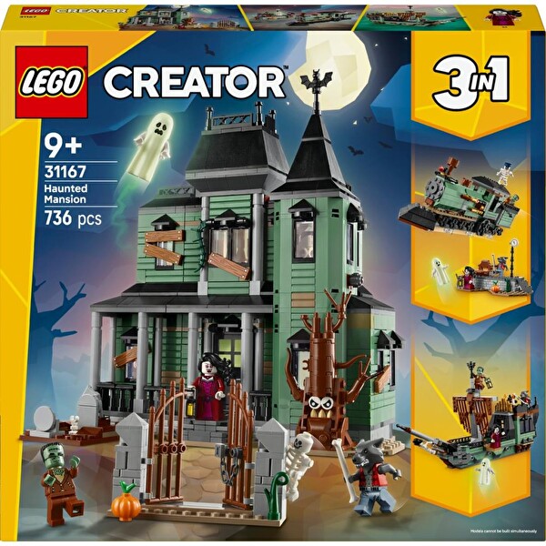 LEGO Creator 3'ü 1 Arada Hayaletli Köşk 31167