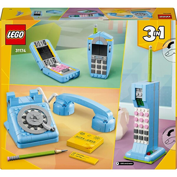 LEGO Creator 3'ü 1 Arada Retro Telefon 31174