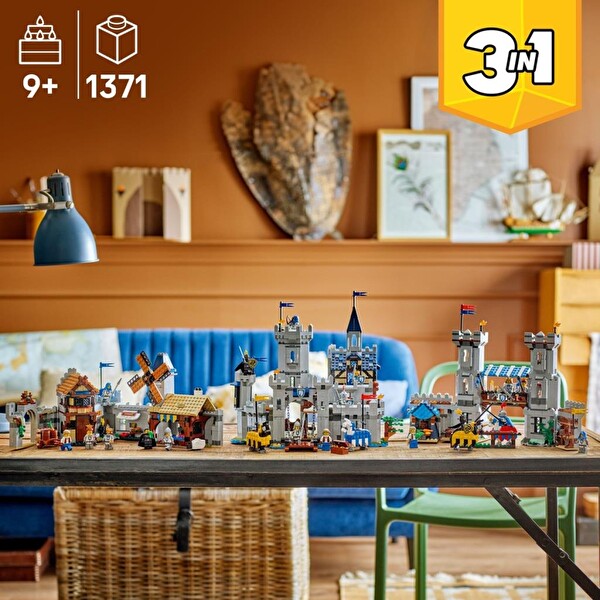 LEGO Creator 3'ü 1 Arada Orta Çağ Atlı Şövalye Kalesi 31168