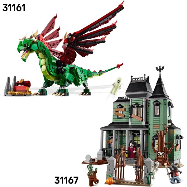 LEGO Creator 3'ü 1 Arada Orta Çağ Atlı Şövalye Kalesi 31168