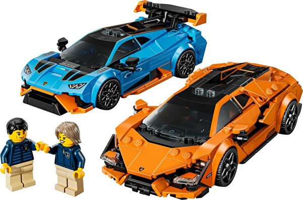 LEGO Speed Champions Lamborghini Revuelto ve Huracán STO 77238