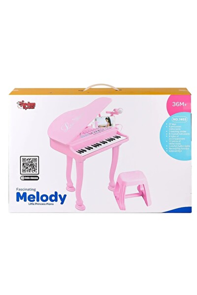 Vardem BAO-1403 37 Tuş MP3ve Mikrofonlu Pembe Büyük Piyano