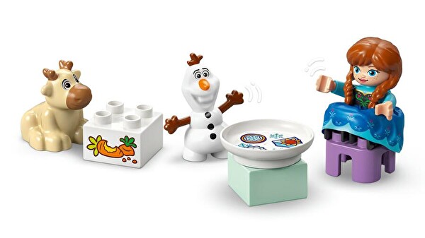 LEGO Duplo Disney Anna ve Elsa'nın Karlar Ülkesi Şato Partisi 10455