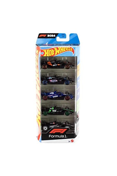 Hot Wheels Formula 1 5’li Oyuncak Araba Seti JGF58