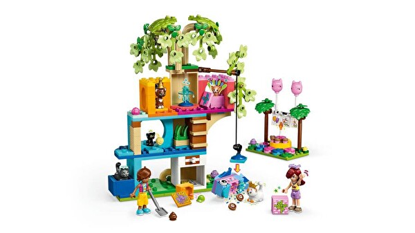 LEGO Friends Kedi Doğum Günü Partisi ve Ağaç Ev 42666