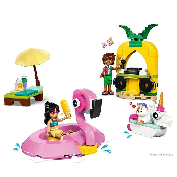 LEGO Friends Tek Boynuzlu At ve Flamingo Havuz Partisi 42658