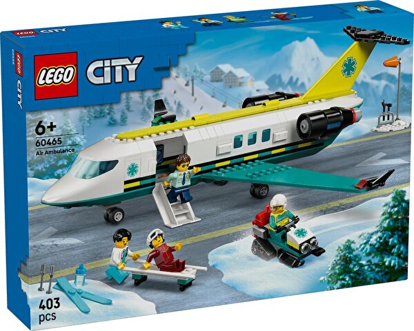 LEGO City Acil Hava Ambulans Uçağı 60465