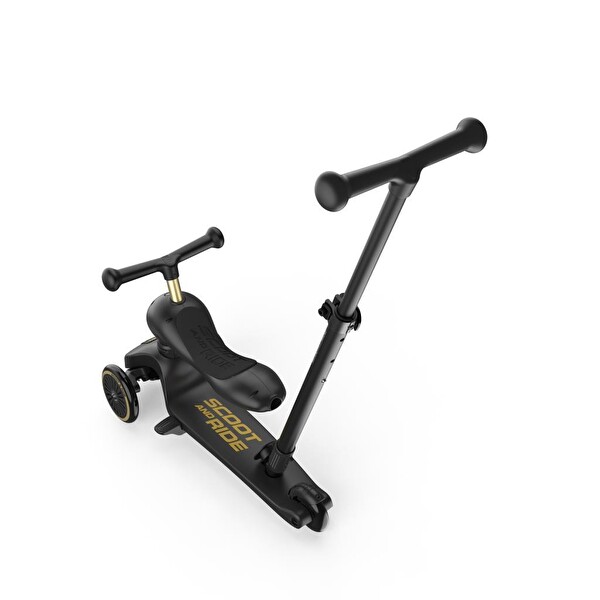 Scoot and Ride Push and Go Ebeveyn Kontrollü Limited Edition Siyah-Altın Çocuk Scooter 240527-00089