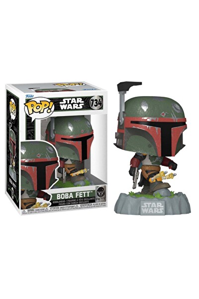 Funko Pop Star Wars: Boba Fett ve Rockets Vinil Figür Oyuncak No: 734