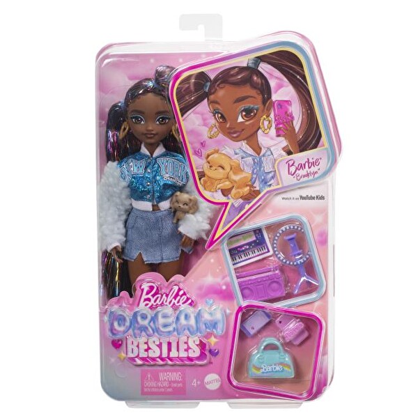 Barbie Dream Besties Brooklyn Bebek ve Aksesuarları HYC22
