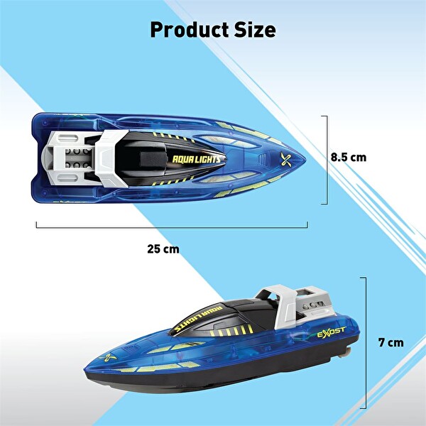 Silverlit Exost Aqua Lights Uzaktan Kumandalı Sürat Teknesi 20606