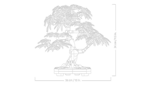 LEGO Botanicals Japon Kırmızı Akçaağaç Bonsai Ağacı 10348