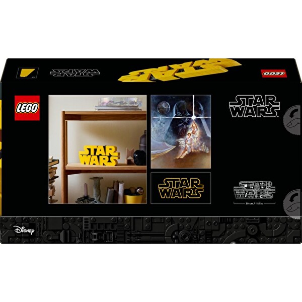 LEGO Star Wars Parçalarla Yapılan Star Wars Logosu 75407