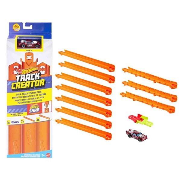 Hot Wheels Track Creator Araba - Pist Başlangıç Paketi JDW43