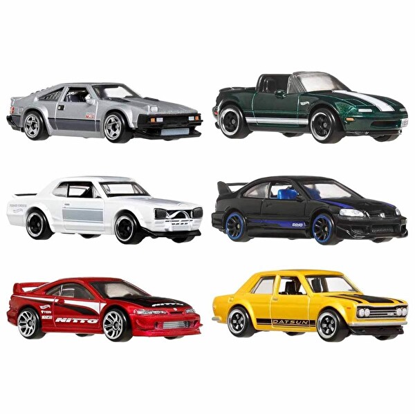 Hot Wheels Japon Temalı 6’lı Araba Seti JBY77