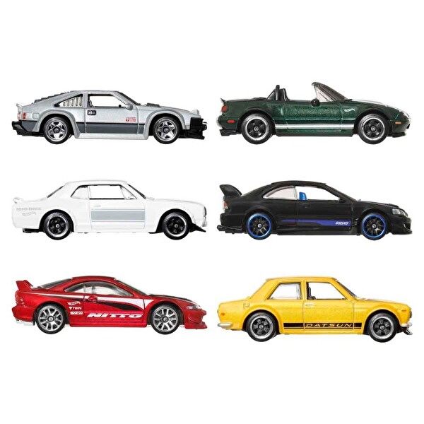 Hot Wheels Japon Temalı 6’lı Araba Seti JBY77