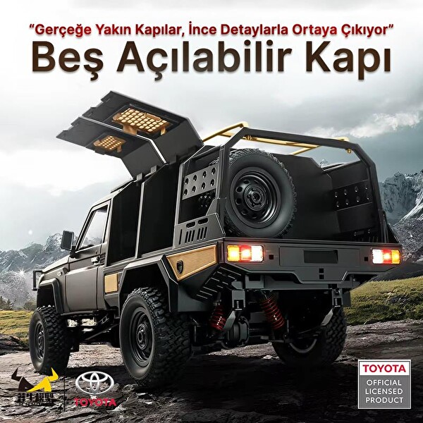 MN Model MN82S 1/12 Supertourer Toyota Land Cruiser LC79 4WD RC Model Crawler Offroad Truck Uzaktan Kumandalı Araba