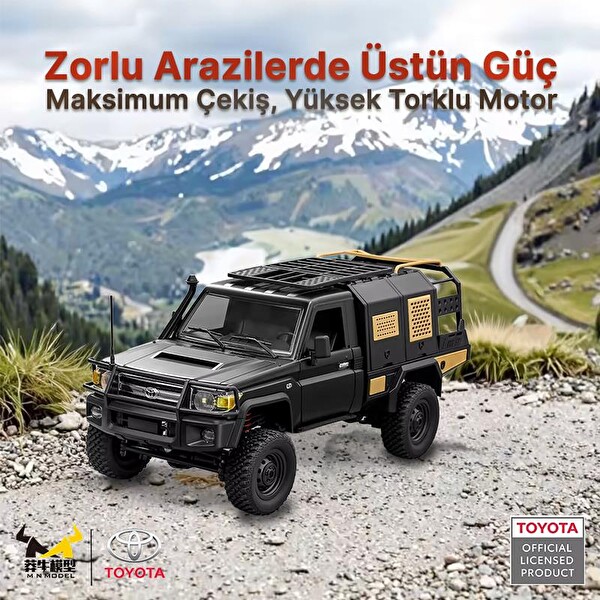 MN Model MN82S 1/12 Supertourer Toyota Land Cruiser LC79 4WD RC Model Crawler Offroad Truck Uzaktan Kumandalı Araba
